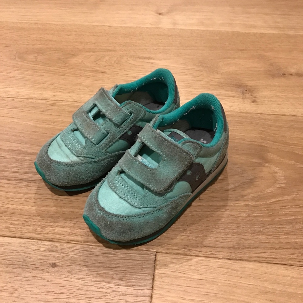 Saucony Jazz Low Pro Toddler Girl Teal Sneakers 8.5M